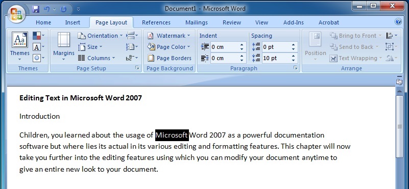 unlock document for editing word 2007