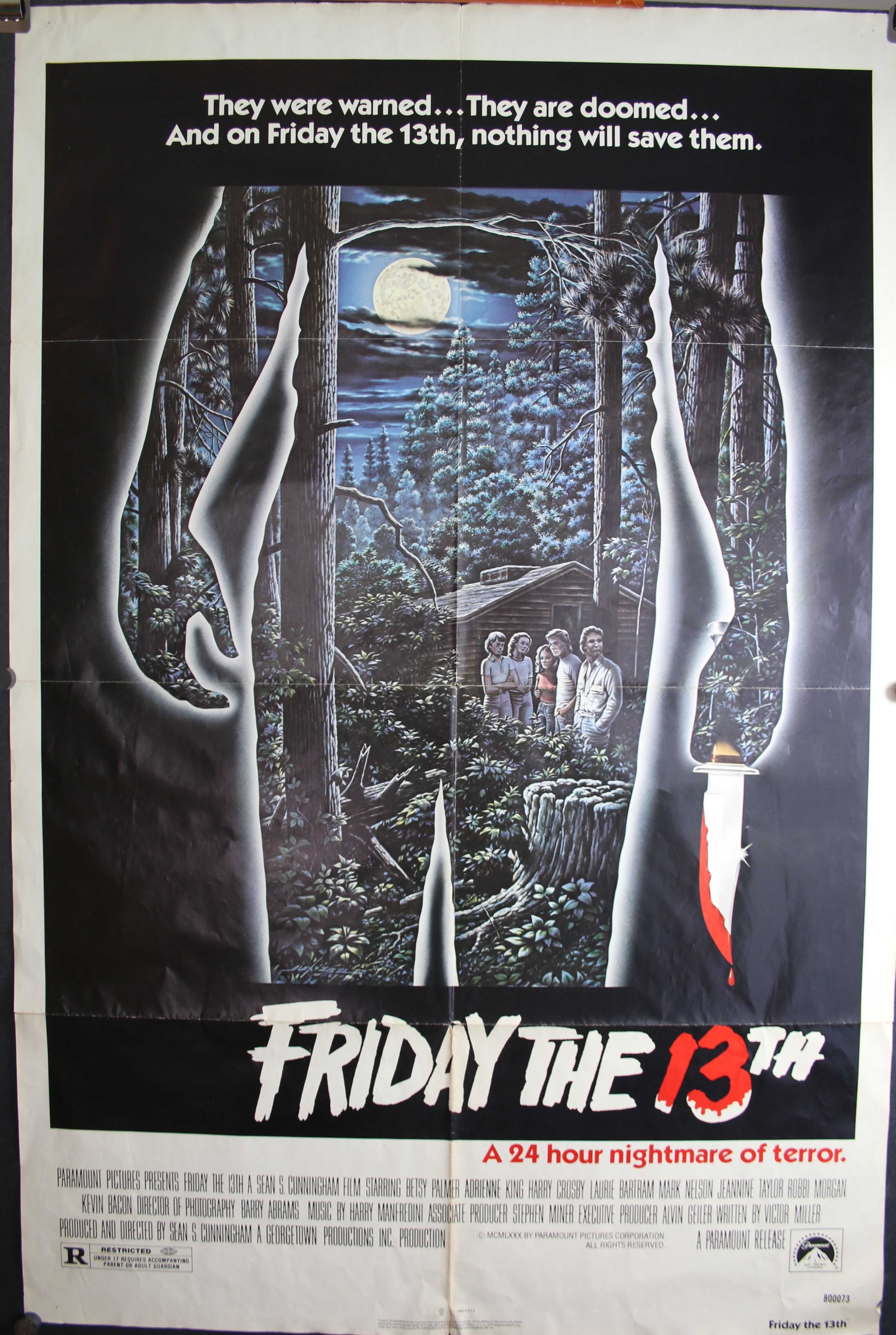 friday the 13th part 1 movie poster